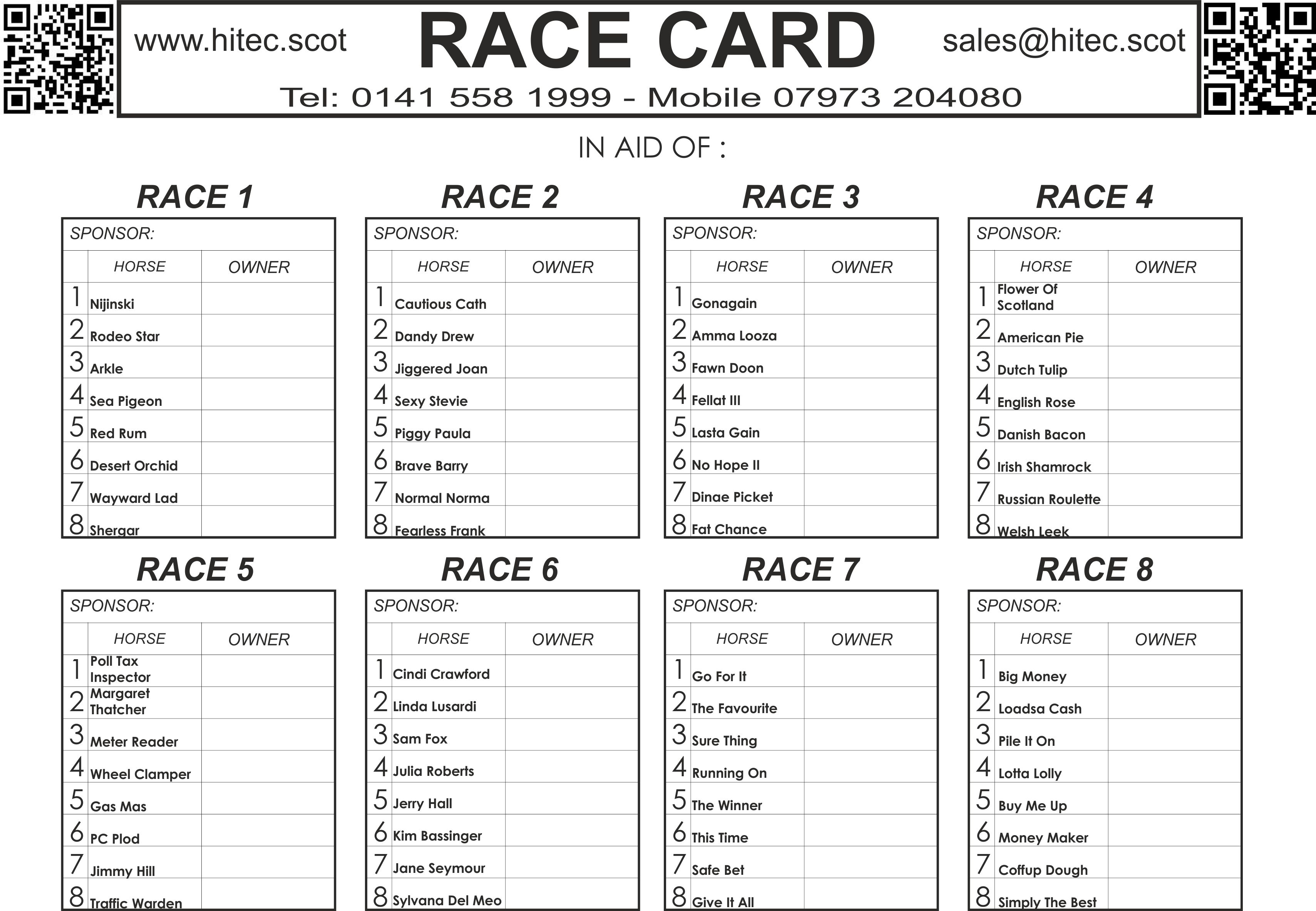 How To Run A Race Night